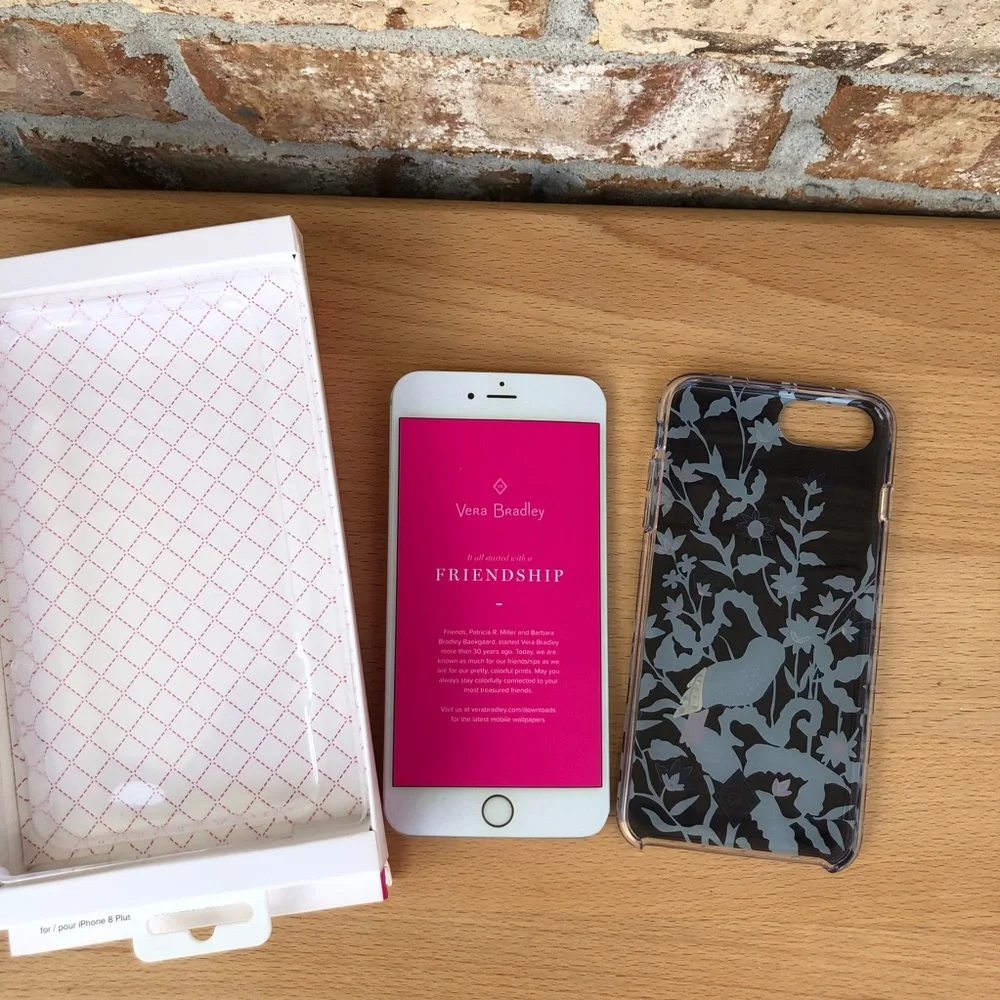 Vera Bradley Floral Owl Flexible Frame Case For Iphone 8 Plus, 7 Plus, 6s/6 Plus